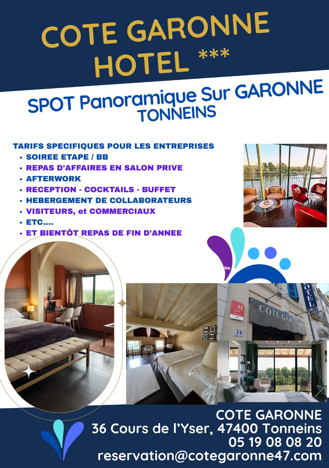 Septembre – Côté Garonne – Restaurant & Hôtel de charme à Tonneins – 2 Septembre - Côté Garonne - Restaurant & Hôtel de charme à Tonneins – 2